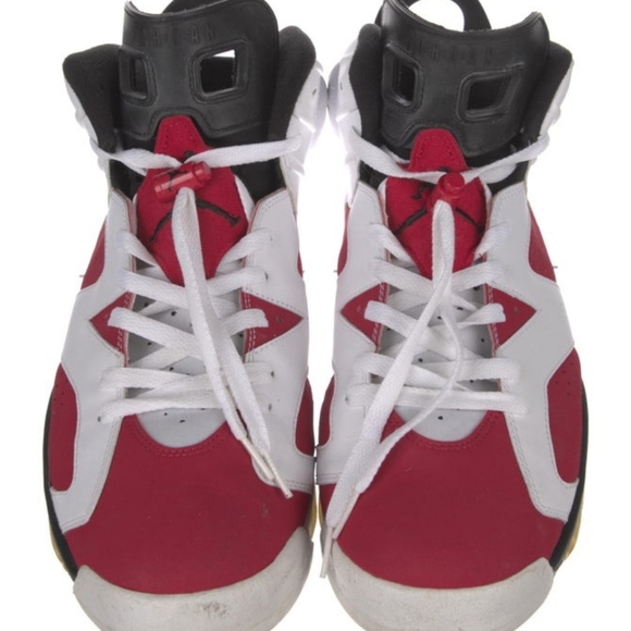Jordan 6 Retro Carmine CDP High Top Sneakers - Excellent Condition-Size 13 - Picture 2 of 5